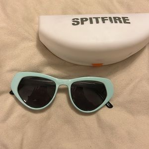 Spitfire Mint Green Cat-Eye Sunglasses